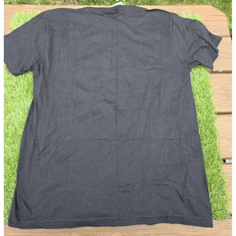 Levi Strauss & Co. Men's Large Black T-shirt w/ Gold/White Graphics Crafted NWT